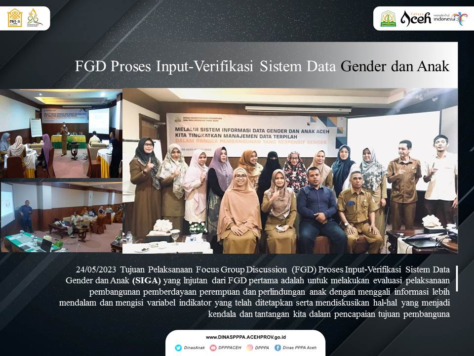 FGD Proses Input Dan Verifikasi SIGA Tahun 2023