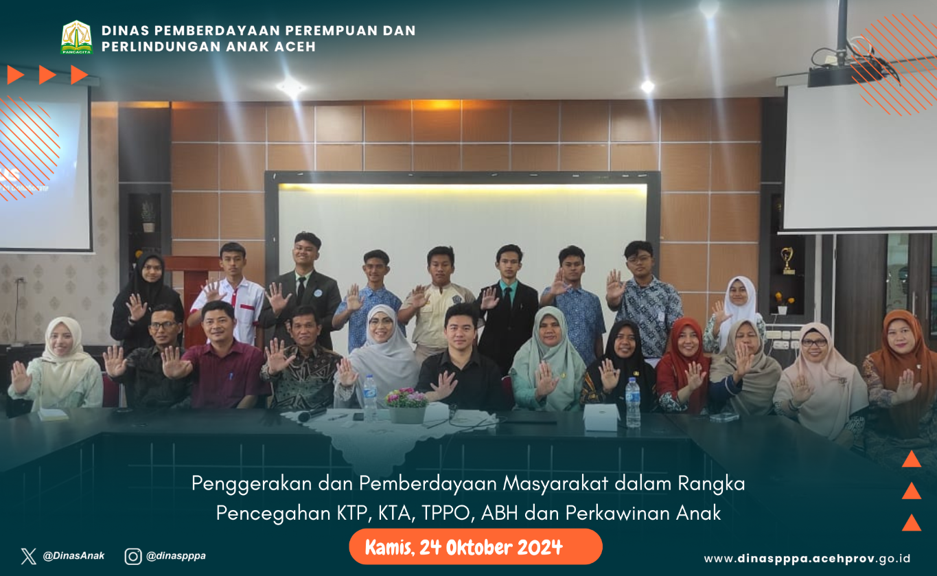 Penggerakan dan Pemberdayaan Masyarakat dalam Rangka Pencegahan KTP, KTA, TPPO, ABH dan Perkawinan Anak tanggal 24 Oktober 2024 Penggerakan dan Pemberdayaan Masyarakat dalam Rangka Pencegahan KTP, KTA, TPPO, ABH dan Perkawinan Anak tanggal 24 Oktober 2024